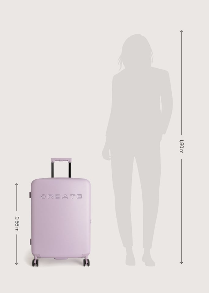 LUGGAGE STUDIO - Harter Koffer aus Polycarbonat mit TSA-Schloss und multidirektionalen Rädern, Galeriebild 10