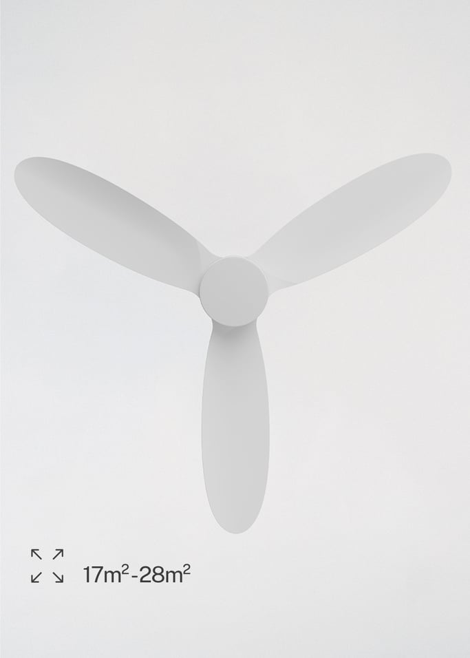 WIND LITE - 40W leiser Deckenventilator Ø132 cm für Innen- und Außenbereiche geeignet, Galeriebild 5