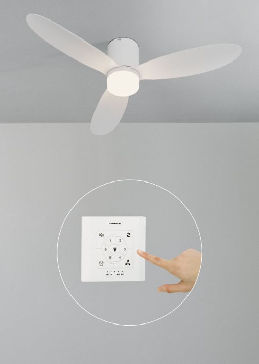 Kaufen WIND LITE - 40W leiser Deckenventilator Ø132 cm für Innen- und Außenbereiche geeignet