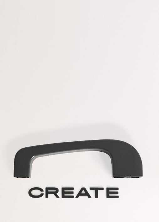 Kaufen Set Griff und Logo für FRIDGE RETRO