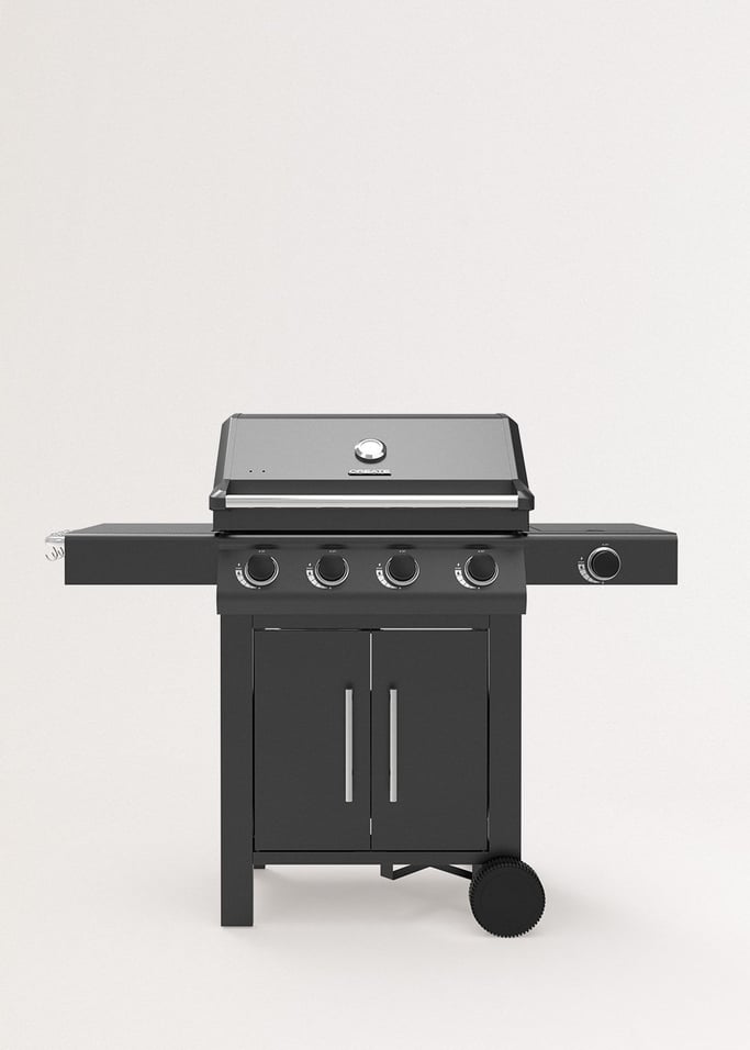 BBQ GAS BURNER PRO - Gasgrill mit Seitenbrenner und Klapptisch, Galeriebild 1