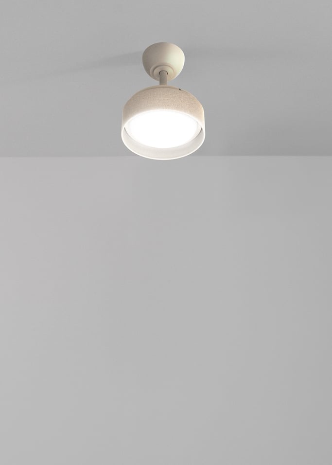WIND CLEAR LAMP - Deckenventilator 40W leise Ø55cm mit einziehbaren Flügeln und LED-Licht, Galeriebild 2