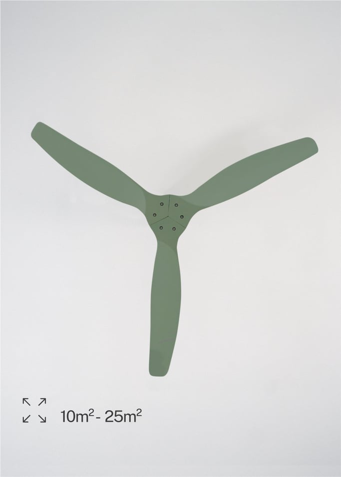WIND CALM - Leiser Deckenventilator 40W mit technischen ABS-Blättern in verschiedenen Größen, Galeriebild 5
