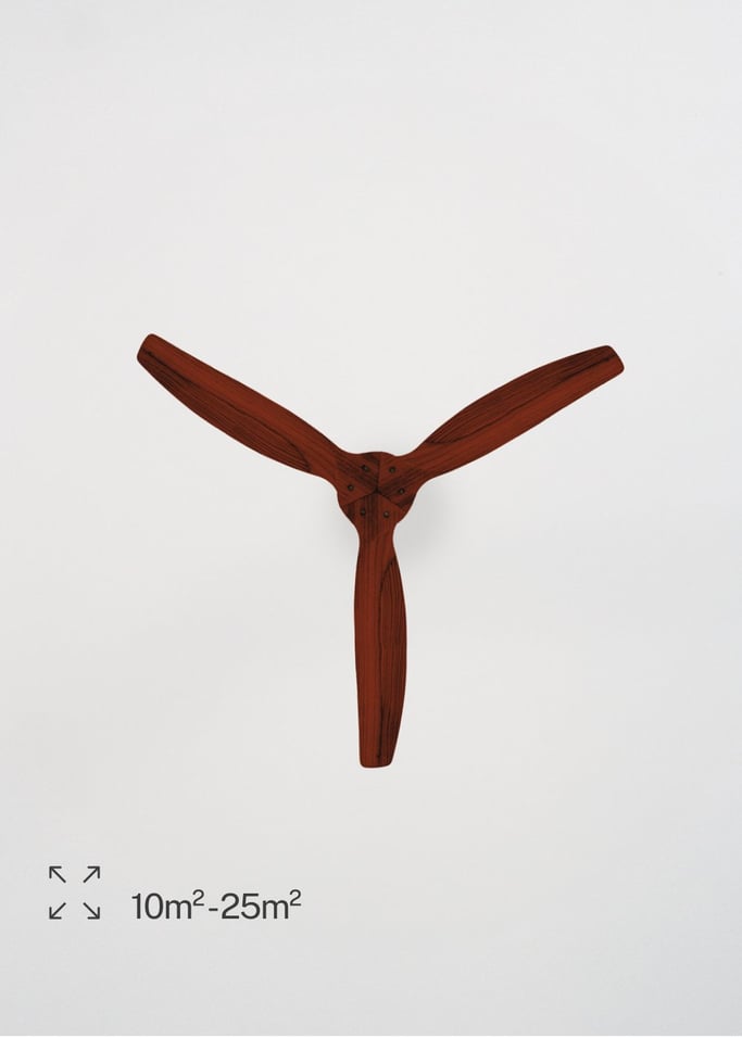WIND STYLANCE - Leiser Deckenventilator 40W 100% Holz verschiedene Größen, Galeriebild 5