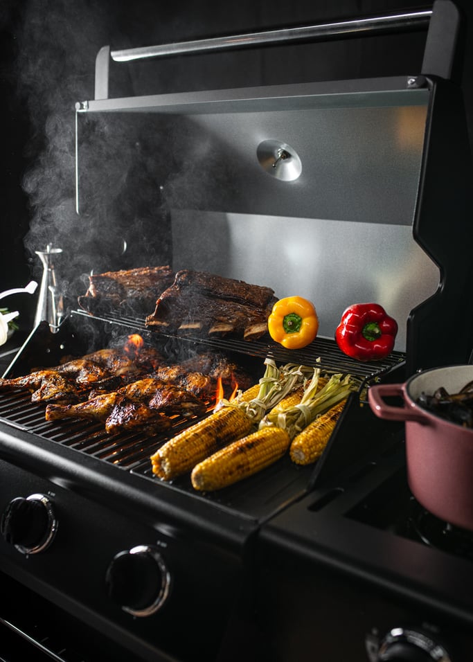 BBQ GAS BURNER PRO - Gasgrill mit Seitenbrenner und Klapptisch, Galeriebild 10