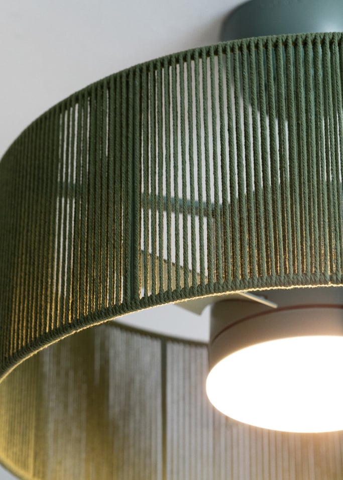 WIND LAMP WOVEN - Leiser 25W-Deckenventilator mit LED-Licht, Galeriebild 6