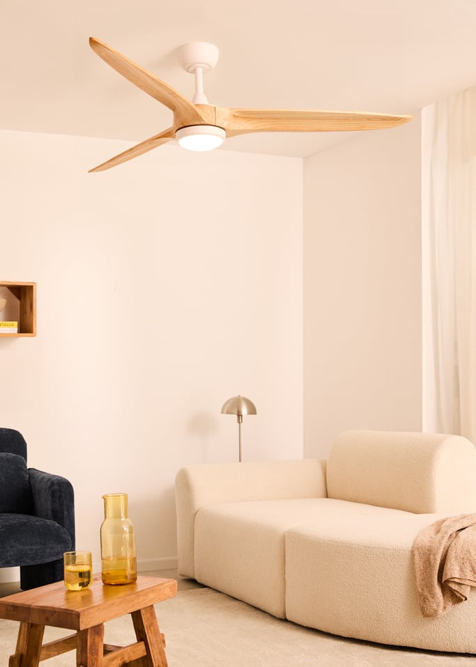 WIND CENTURY - Deckenventilator 40W leise Ø152 cm 100% Holz, Galeriebild 1