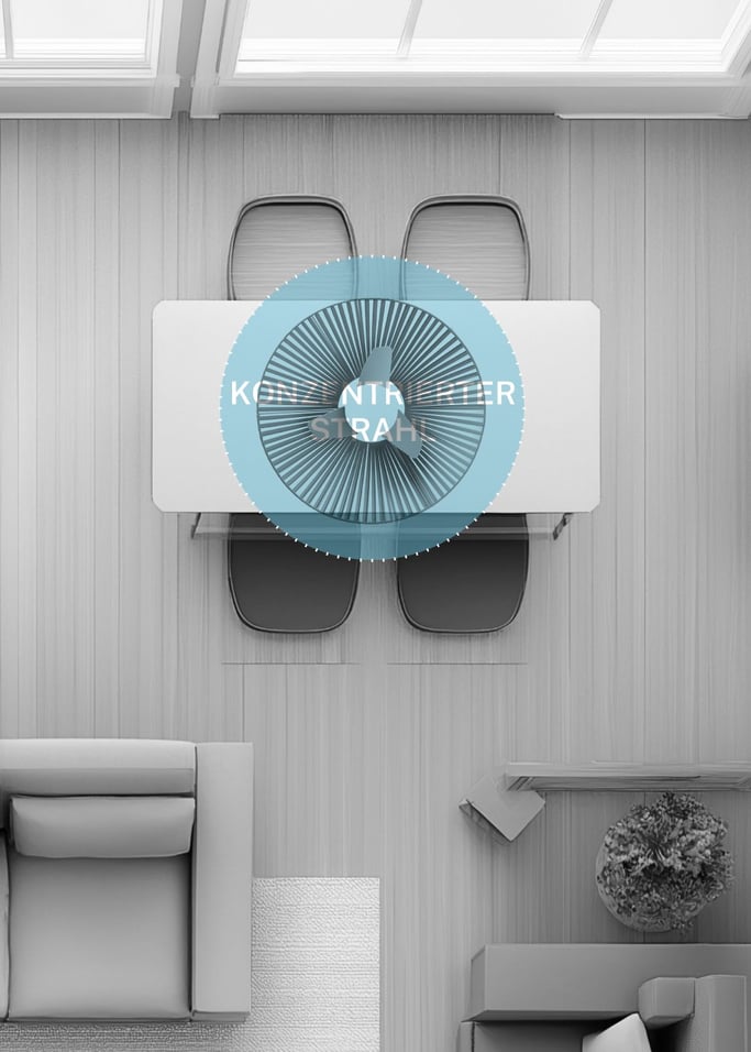 WIND LAMP WOVEN - Leiser 25W-Deckenventilator mit LED-Licht, Galeriebild 4