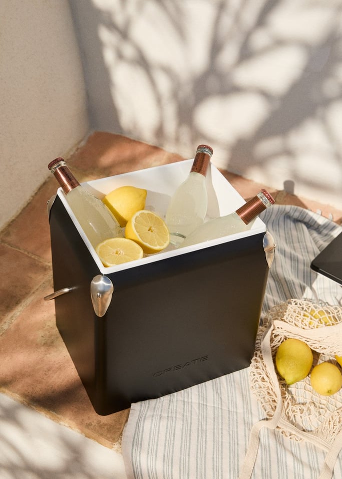 COOLER RETRO - 13L tragbare Kühlbox mit Flaschenöffner, Galeriebild 3