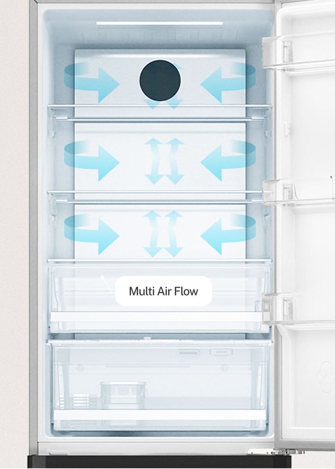 FRIDGE STUDIO COMBI PRO 402 - 402-Liter No Frost Kühl-Gefrierkombination mit Space Pro und Care+, Galeriebild 5