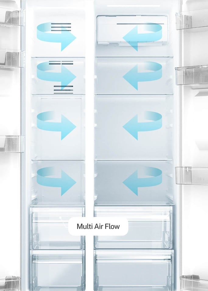FRIDGE STUDIO SIDE BY SIDE 550 -  Side-by-Side-Kühlschrank 550 l No Frost, Galeriebild 5