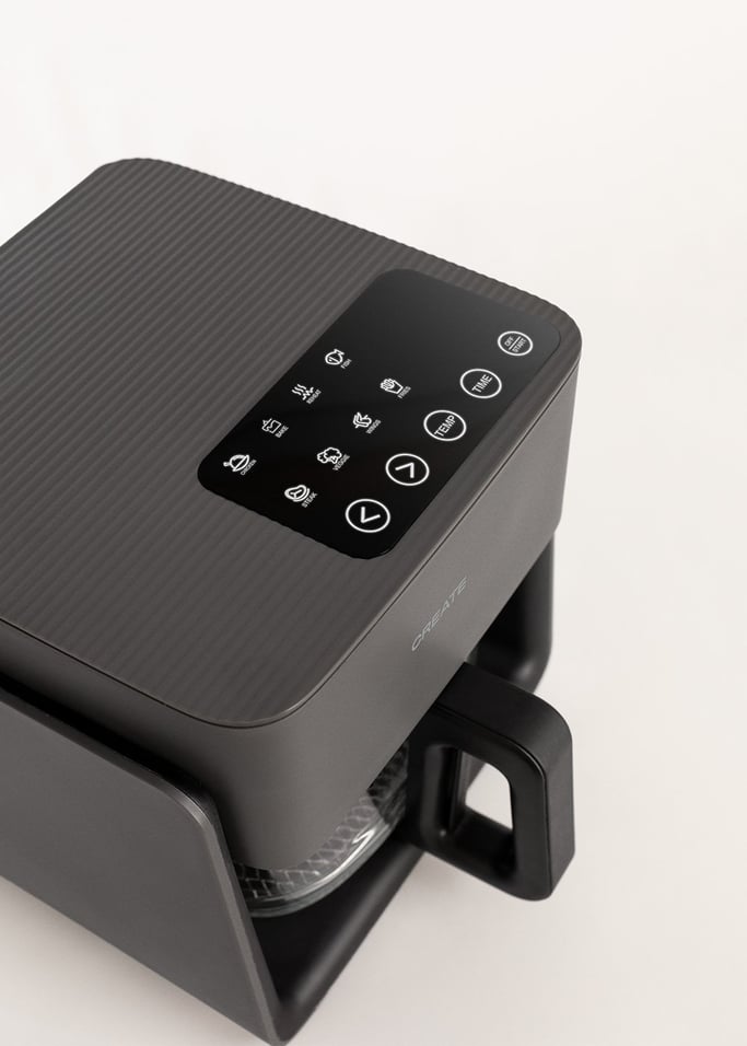 AIR FRYER STUDIO CRYSTAL - 4,2L Glas-Heißluftfritteuse mit optionalem Dampfgarer, Galeriebild 6