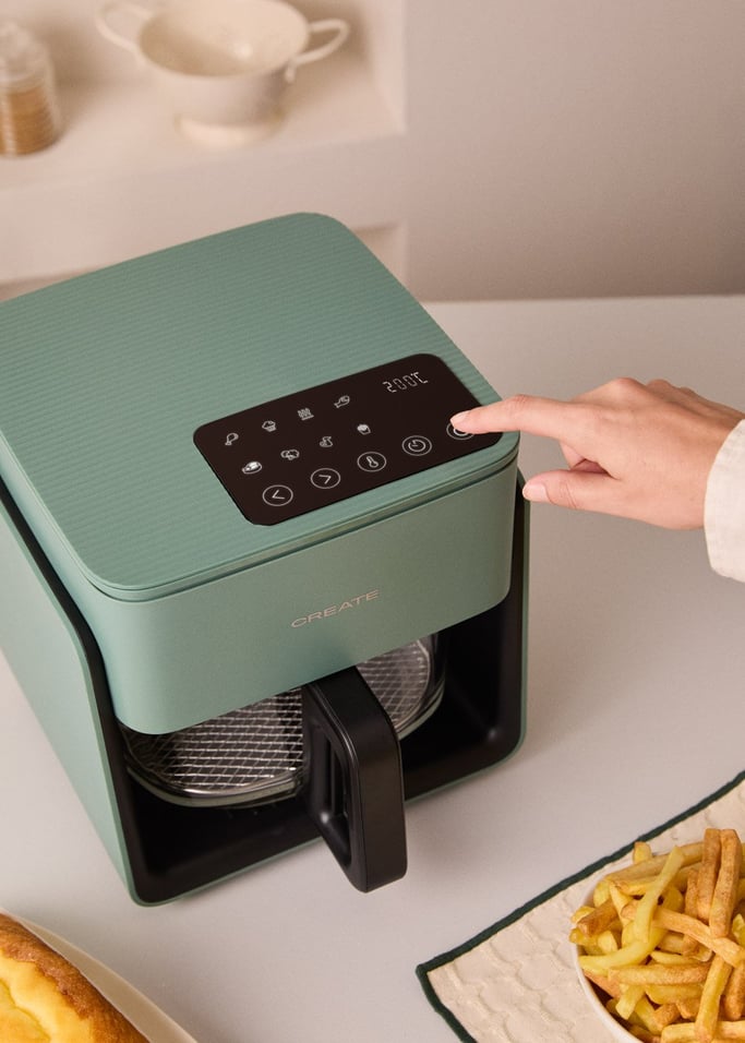 AIR FRYER STUDIO CRYSTAL - 4,2L Glas-Heißluftfritteuse mit optionalem Dampfgarer, Galeriebild 5