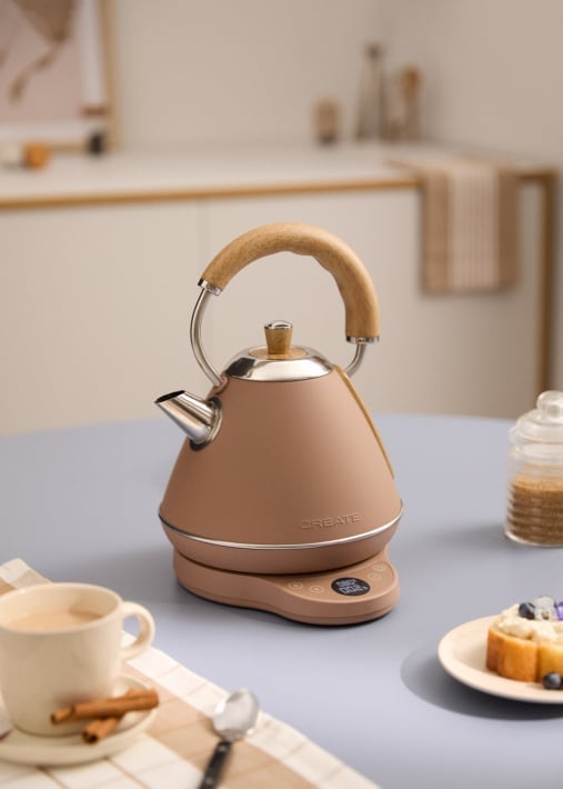 Kaufen KETTLE RETRO PRO - Elektrischer Wasserkocher 1 L mit Temperaturkontrolle