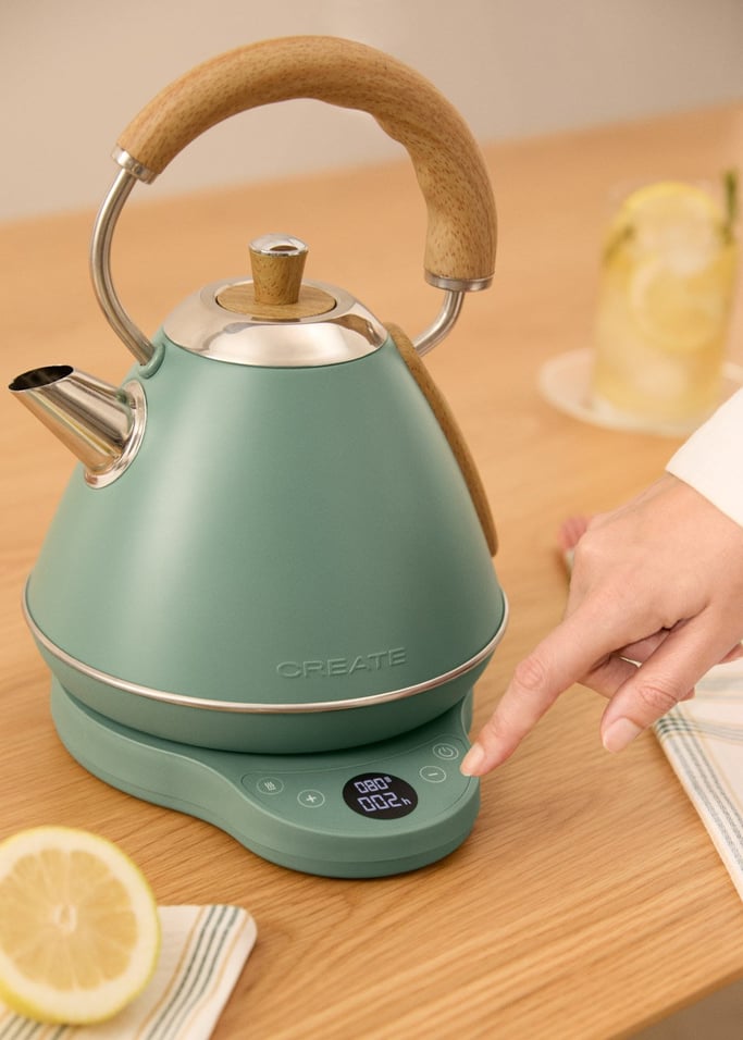KETTLE RETRO PRO - Elektrischer Wasserkocher 1 L mit Temperaturkontrolle, Galeriebild 3