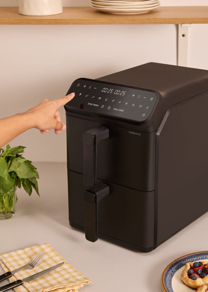 AIR FRYER DUAL STACK - 11,2 L Heißluftfritteuse mit zwei Ebenen und unabhängiger Steuerung, Galeriebild 4