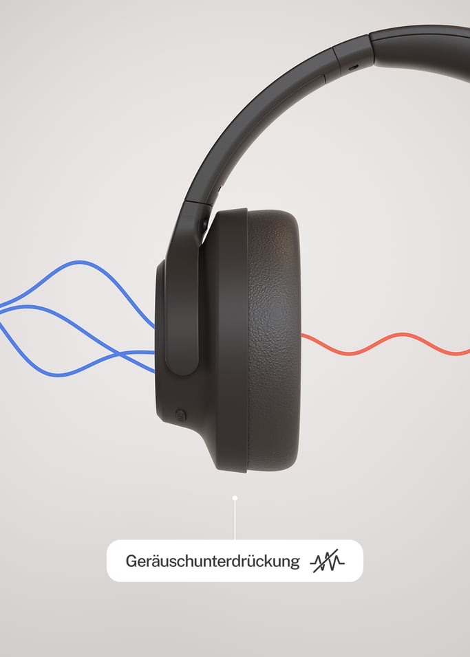 HEADPHONES ANC STUDIO - Kabellose Over-Ear-Kopfhörer mit Geräuschunterdrückung, Galeriebild 3