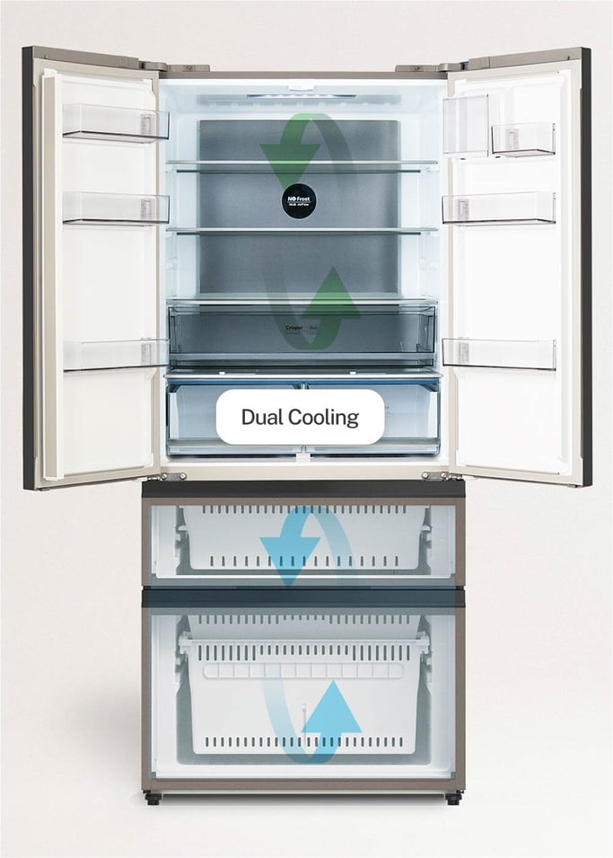 FRIDGE STUDIO FRENCH DOOR PRO 509 - Flügeltürkühlschrank 509L No Frost mit Space Pro und Care+, Galeriebild 8