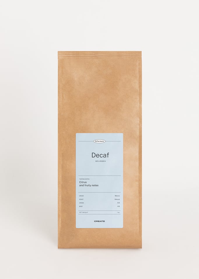 ENTKOFFEINIERTER KAFFEE 100 % ARABICA - Entkoffeinierter Kaffee, ganz und gemahlen, verschiedene Größen, Galeriebild 1