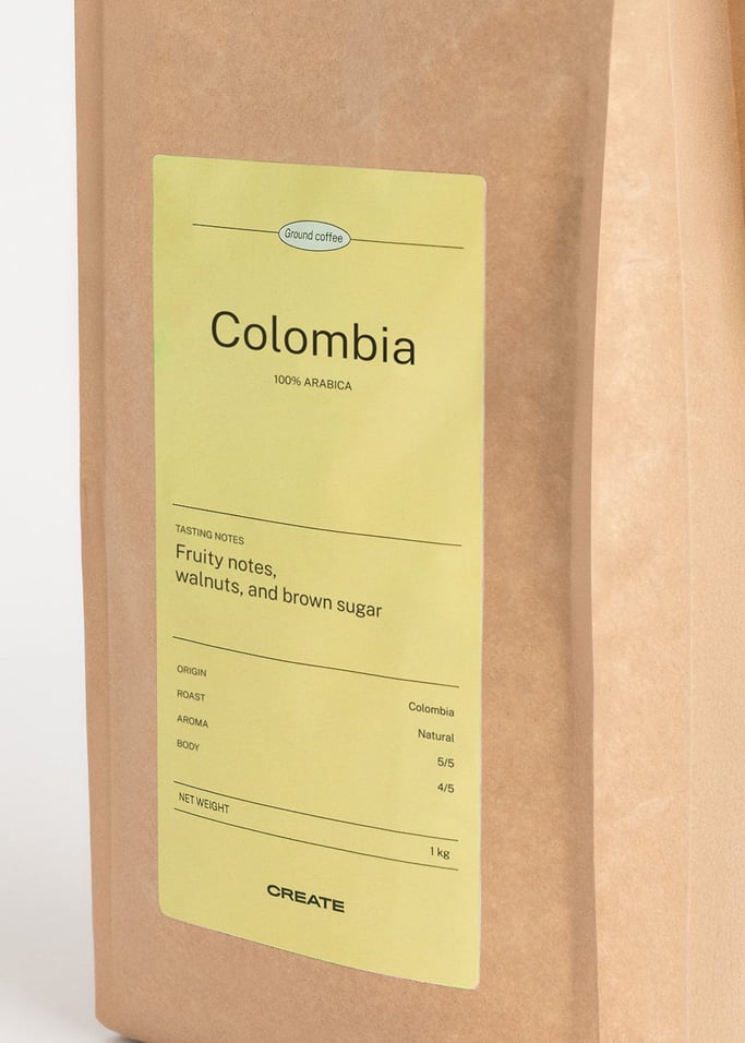 ​SPEZIALITÄTENKAFFEE KOLUMBIEN 100 % ARABICA - Spezialitätenkaffee Kolumbien, ganz und gemahlen, verschiedene Größen, Galeriebild 2