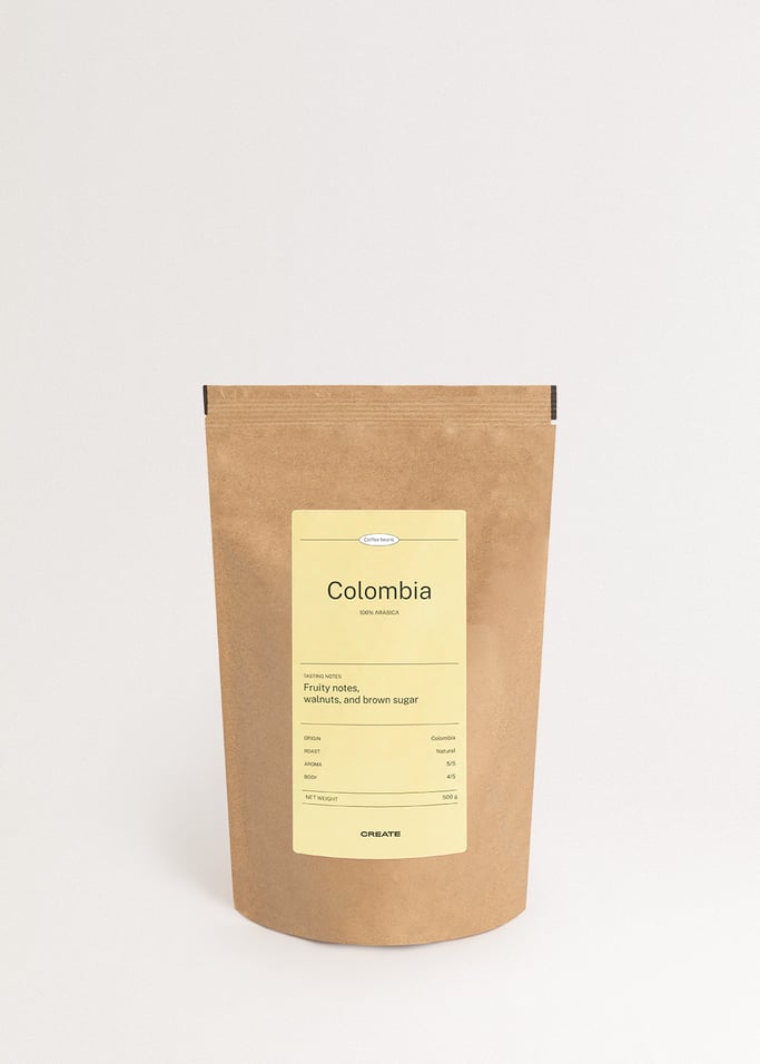 SPEZIALITÄTENKAFFEE KOLUMBIEN 100 % ARABICA - Spezialitätenkaffee Kolumbien, ganz und gemahlen, verschiedene Größen, Galeriebild 1