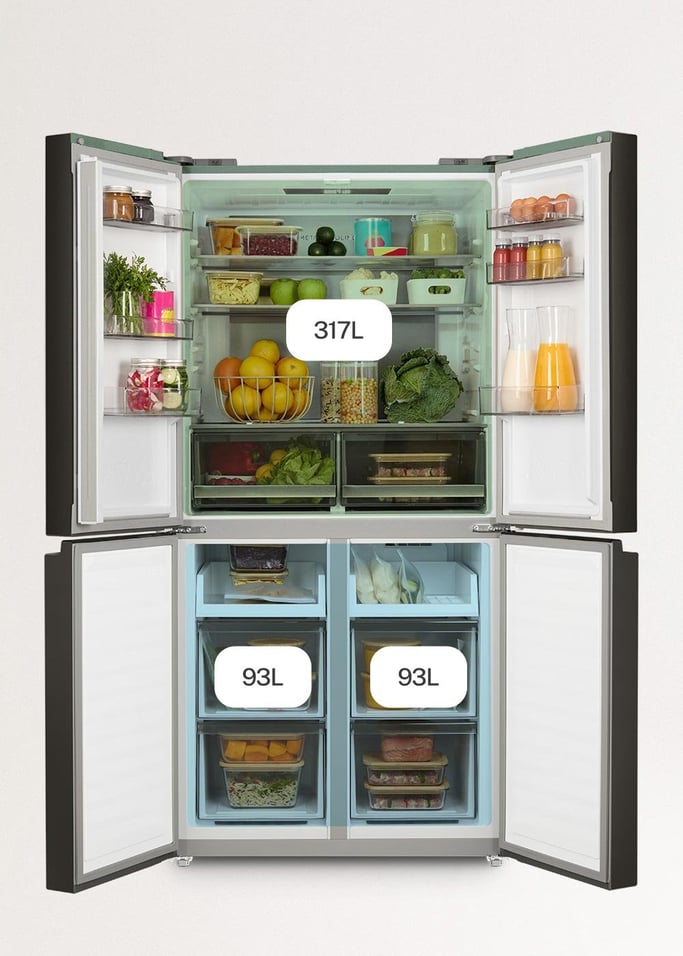 FRIDGE STUDIO CROSS DOOR 503 - Kreuztür-Kühlschrank 4 Türen 503L No Frost mit Care+, Galeriebild 4