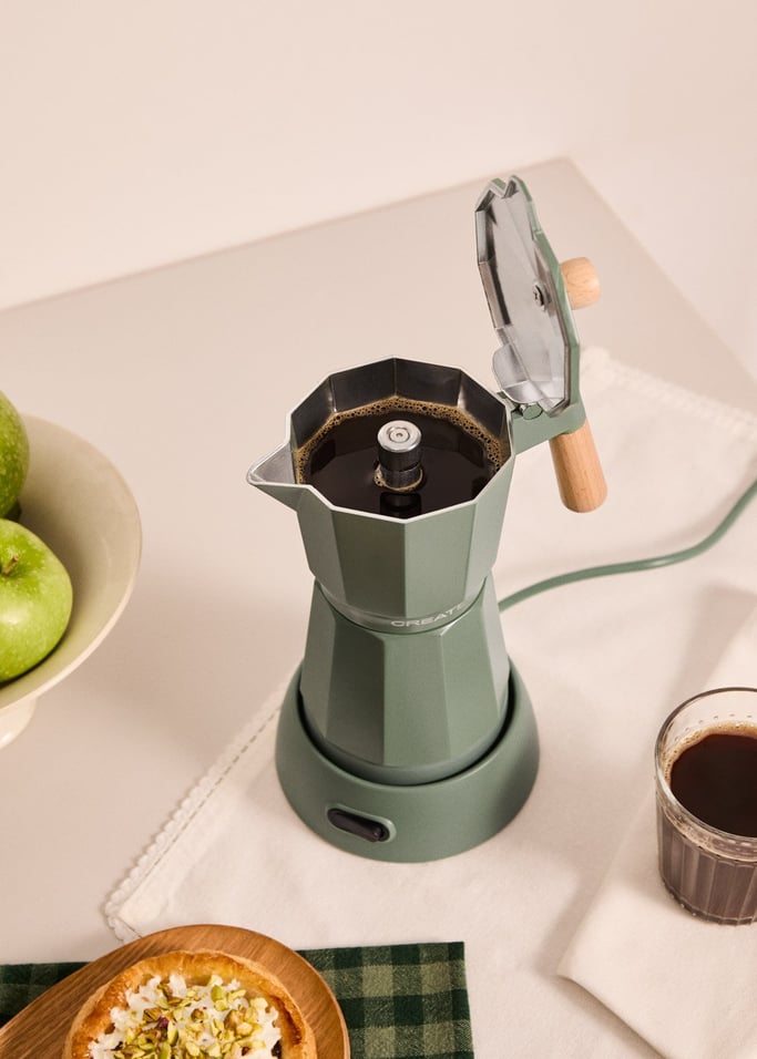 THERA MOKA ELECTRIC - Elektrische Espressokanne mit Warmhaltefunktion, Galeriebild 2