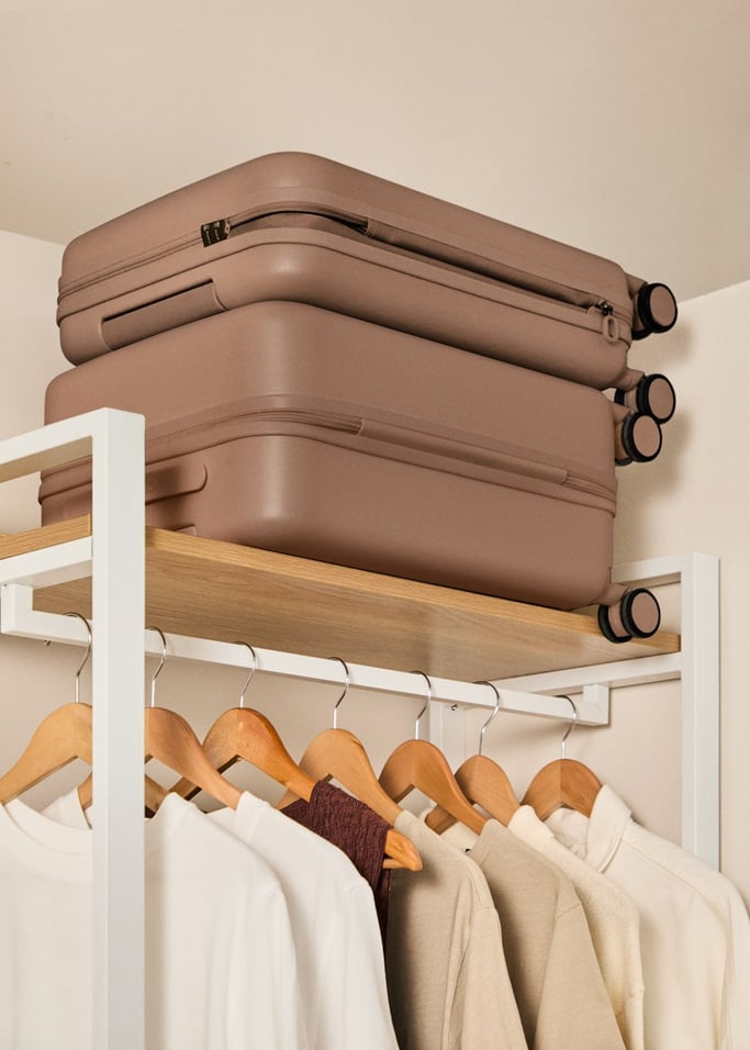 LUGGAGE STUDIO FOLDABLE - Faltbarer Hartschalen-Kabinenkoffer aus Polycarbonat mit TSA-Schloss und multidirektionalen Rollen, Galeriebild 3