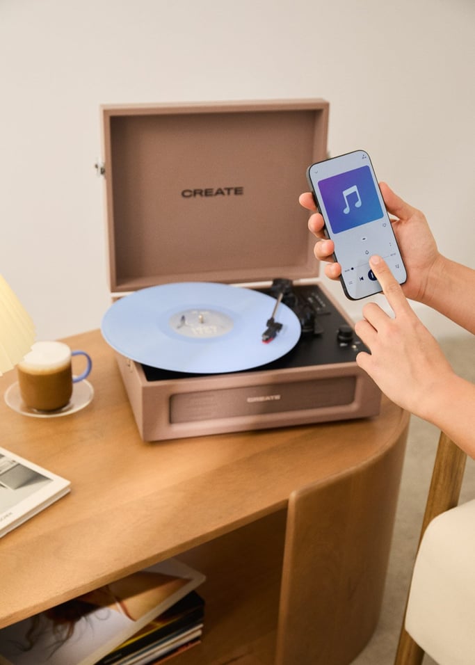 RECORD PLAYER RETRO - Retro-Plattenspieler mit Bluetooth, USB, SD, MicroSD und MP3 record/Player, Galeriebild 2