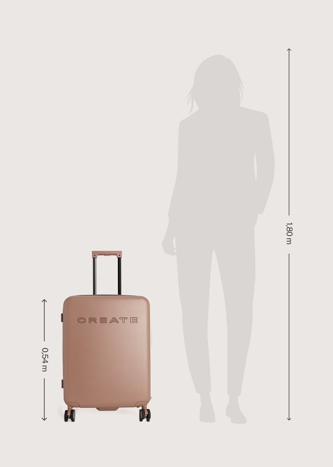LUGGAGE STUDIO - Harter Koffer aus Polycarbonat mit TSA-Schloss und multidirektionalen Rädern, Galeriebild 10