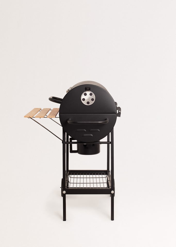 BBQ SMOKEY EASY - Räuchergrill mit Holzkohle auf Rädern, Galeriebild 6