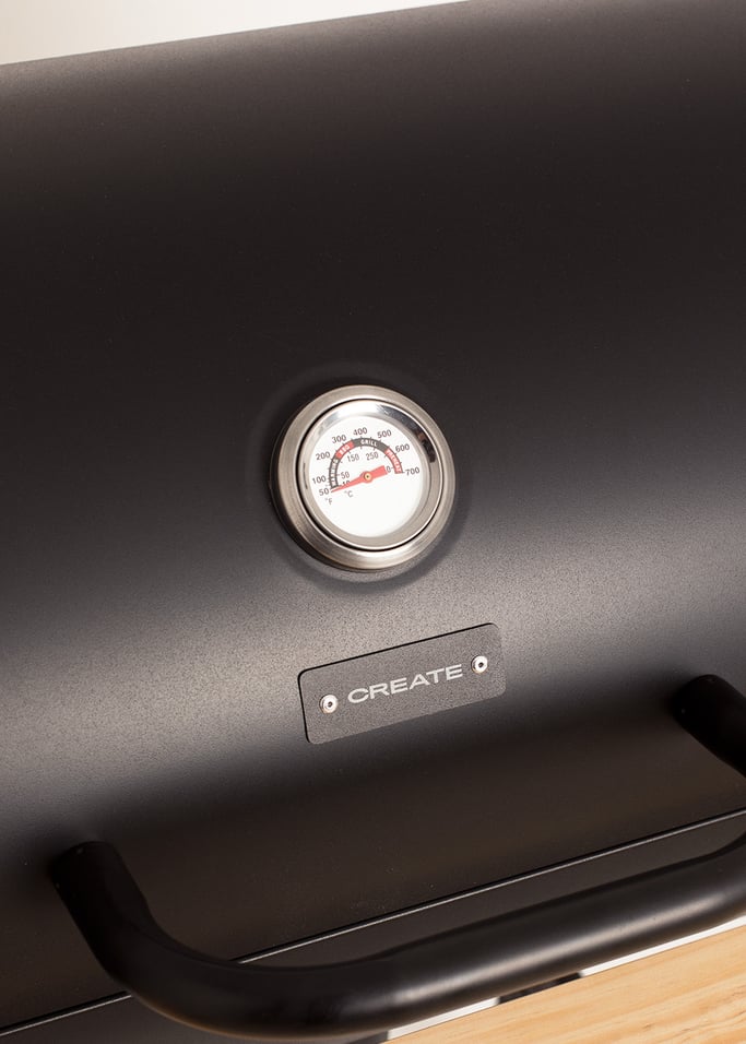 BBQ SMOKEY EASY - Räuchergrill mit Holzkohle auf Rädern, Galeriebild 11