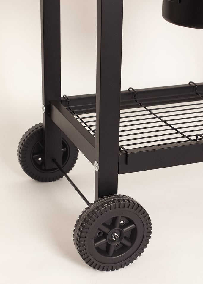 BBQ SMOKEY EASY - Räuchergrill mit Holzkohle auf Rädern, Galeriebild 13