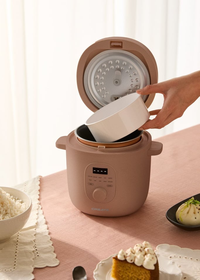 RICE COOKER STUDIO - Elektrischer Multifunktions-Reiskocher mit Dampfkorb, Galeriebild 4