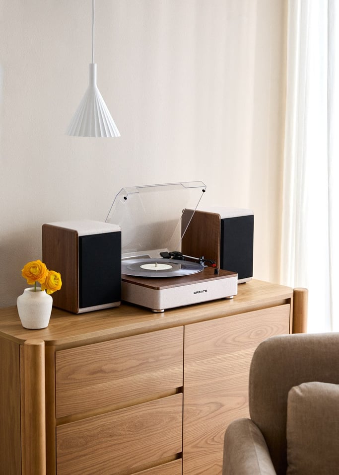 RECORD PLAYER PRO - Plattenspieler mit 2 externen Lautsprechern, Bluetooth und RCA-Ausgang, Galeriebild 1