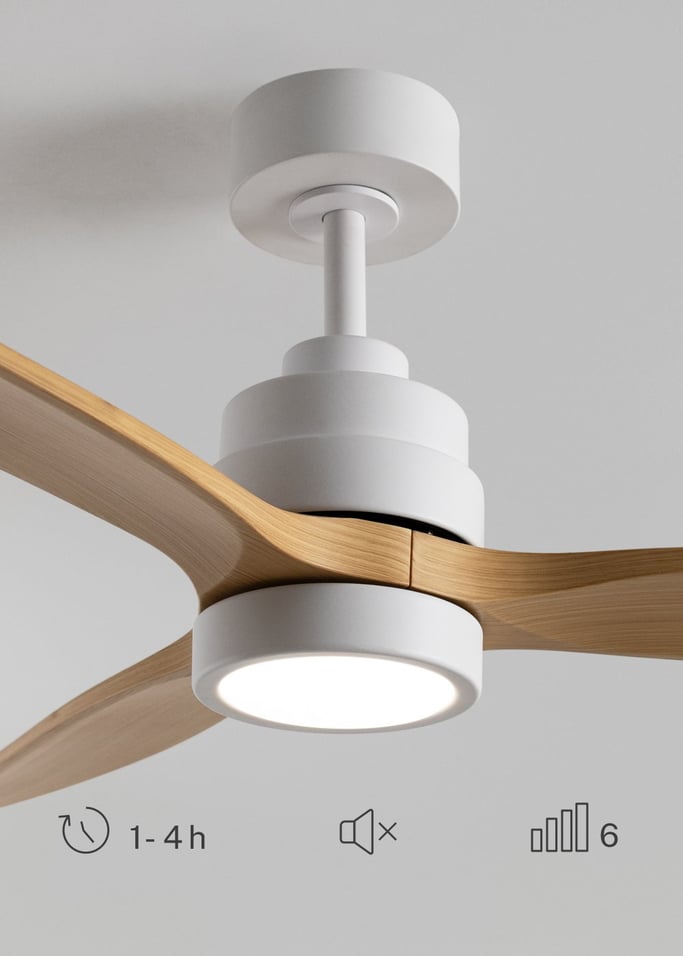 WIND STYLANCE - Leiser 40-W-Deckenventilator mit Flügeln aus technischem ABS, in verschiedenen Größen erhältlich., Galeriebild 4