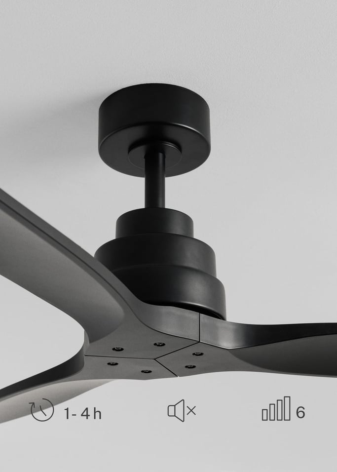 WIND STYLANCE - Leiser 40-W-Deckenventilator mit Flügeln aus technischem ABS, in verschiedenen Größen erhältlich, Galeriebild 4