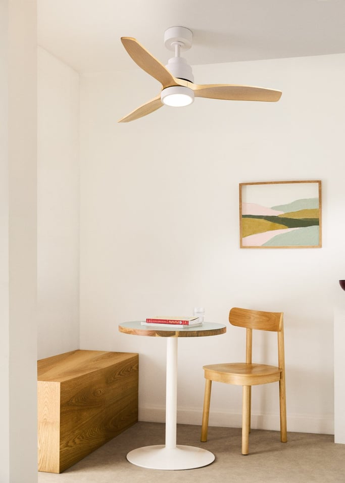 WIND STYLANCE - Leiser 40-W-Deckenventilator mit Flügeln aus technischem ABS, in verschiedenen Größen erhältlich., Galeriebild 1