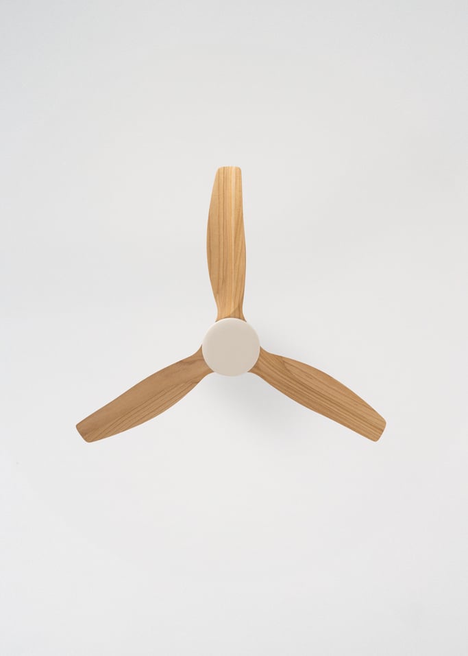 WIND CALM NATURAL WOOD - Leiser Deckenventilator 40W 100% Holz , Galeriebild 7