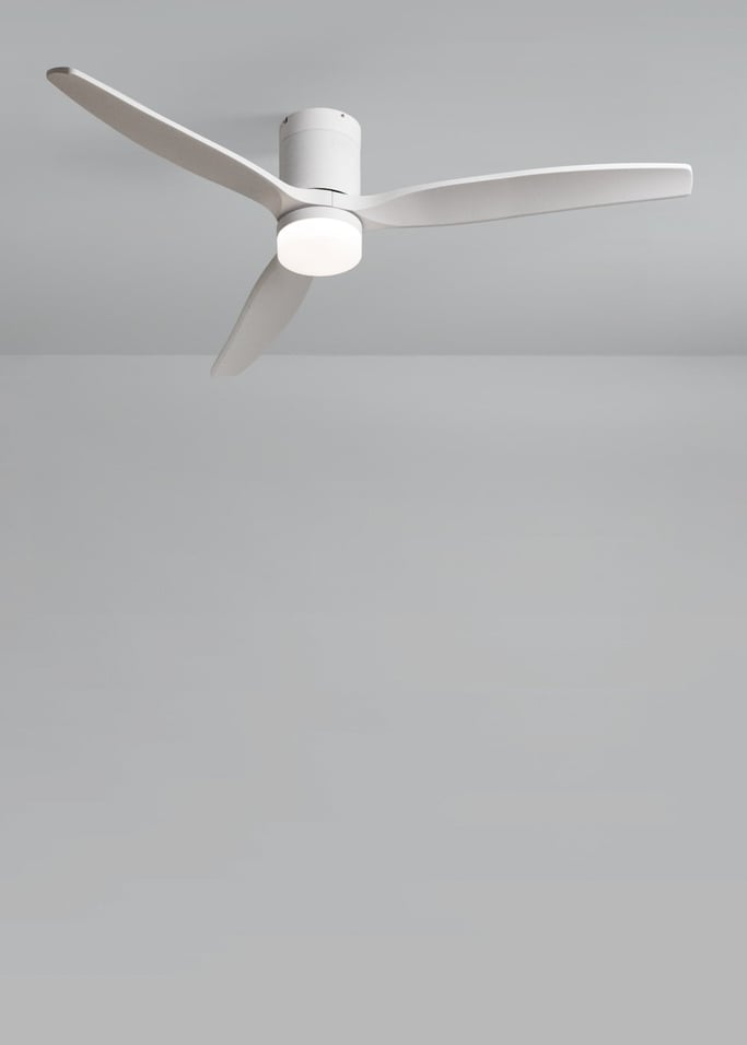 WIND CALM - Leiser Deckenventilator 40W mit technischen ABS-Blättern in verschiedenen Größen, Galeriebild 2