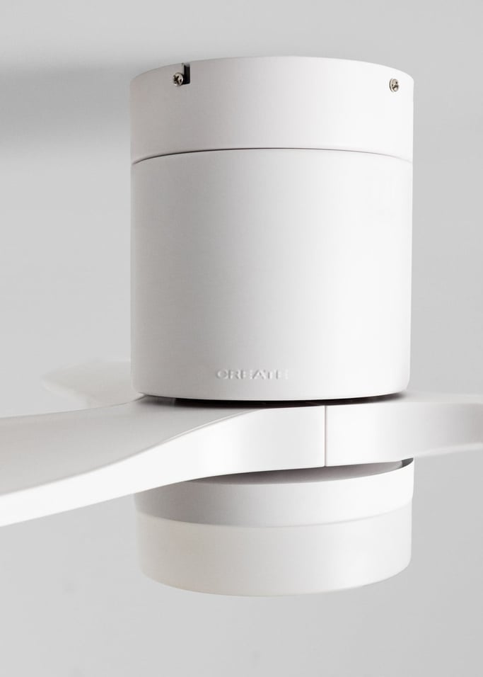 WIND CALM - Leiser Deckenventilator 40W mit technischen ABS-Blättern in verschiedenen Größen, Galeriebild 5