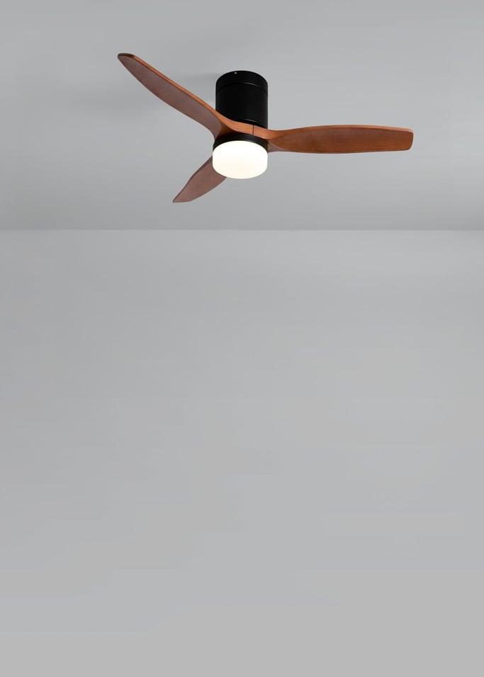 WIND CALM - Leiser Deckenventilator 40W mit technischen ABS-Blättern in verschiedenen Größen, Galeriebild 2