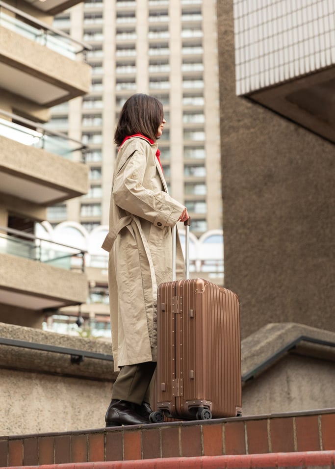 LUGGAGE ALUMINIUM - Hartschalenkoffer aus Aluminium mit TSA-Schloss und multidirektionalen Rollen, Galeriebild 1