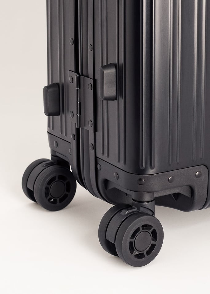LUGGAGE ALUMINIUM - Hartschalenkoffer aus Aluminium mit TSA-Schloss und multidirektionalen Rollen, Galeriebild 8