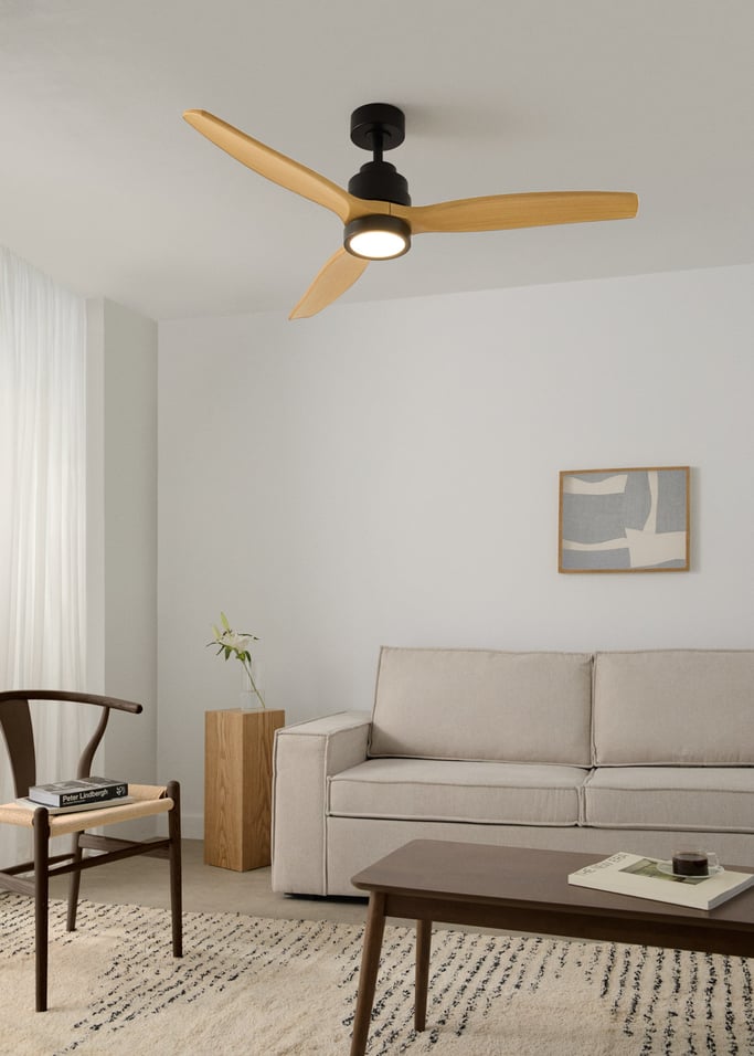WIND STYLANCE - Leiser 40-W-Deckenventilator mit Flügeln aus technischem ABS, in verschiedenen Größen erhältlich, Galeriebild 1