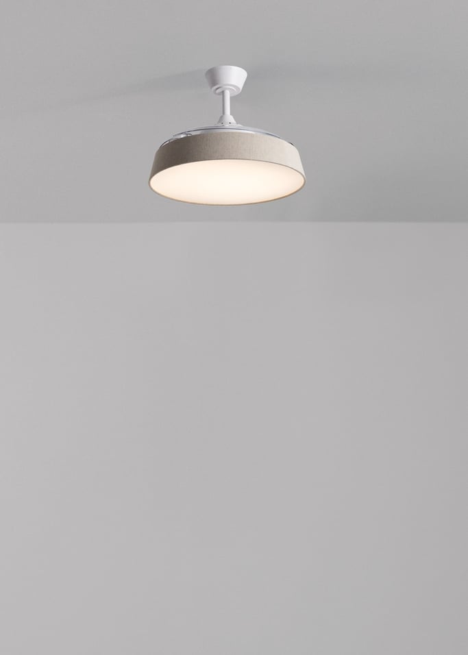 WIND CLEAR CONTOUR  - Leiser Deckenventilator 40 W Ø107 cm mit ausfahrbaren Flügeln und LED-Licht, Galeriebild 2