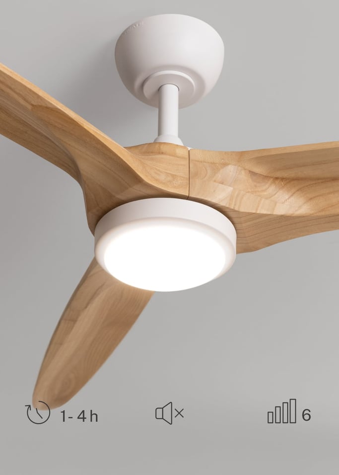 WIND CENTURY - Deckenventilator 40W leise Ø152 cm 100% Holz, Galeriebild 4