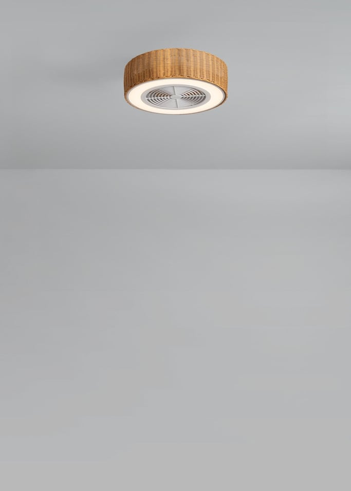 WIND CLEAR EASY - Leiser 40W Deckenventilator Ø50 cm mit versteckten Flügeln und LED-Licht, Galeriebild 2