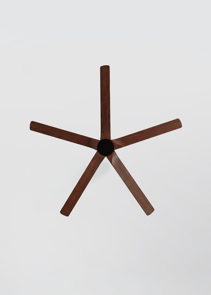 WIND INDUSTRIAL WOOD - Leiser 40W-Deckenventilator aus 100 % Holz in verschiedenen Größen, Galeriebild 6