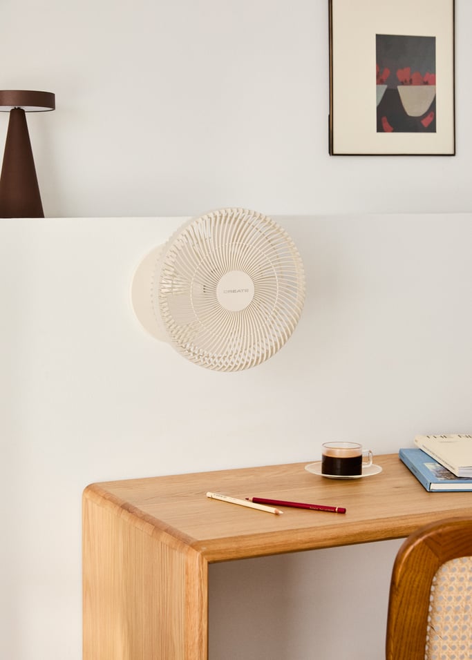 AIR DUAL COMPACT - Wiederaufladbarer Tisch- und Wandventilator 10 W, Galeriebild 3